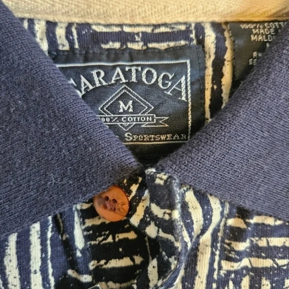 Saratoga NWT Men Size M Short Sleeve - Picture 3 of 3